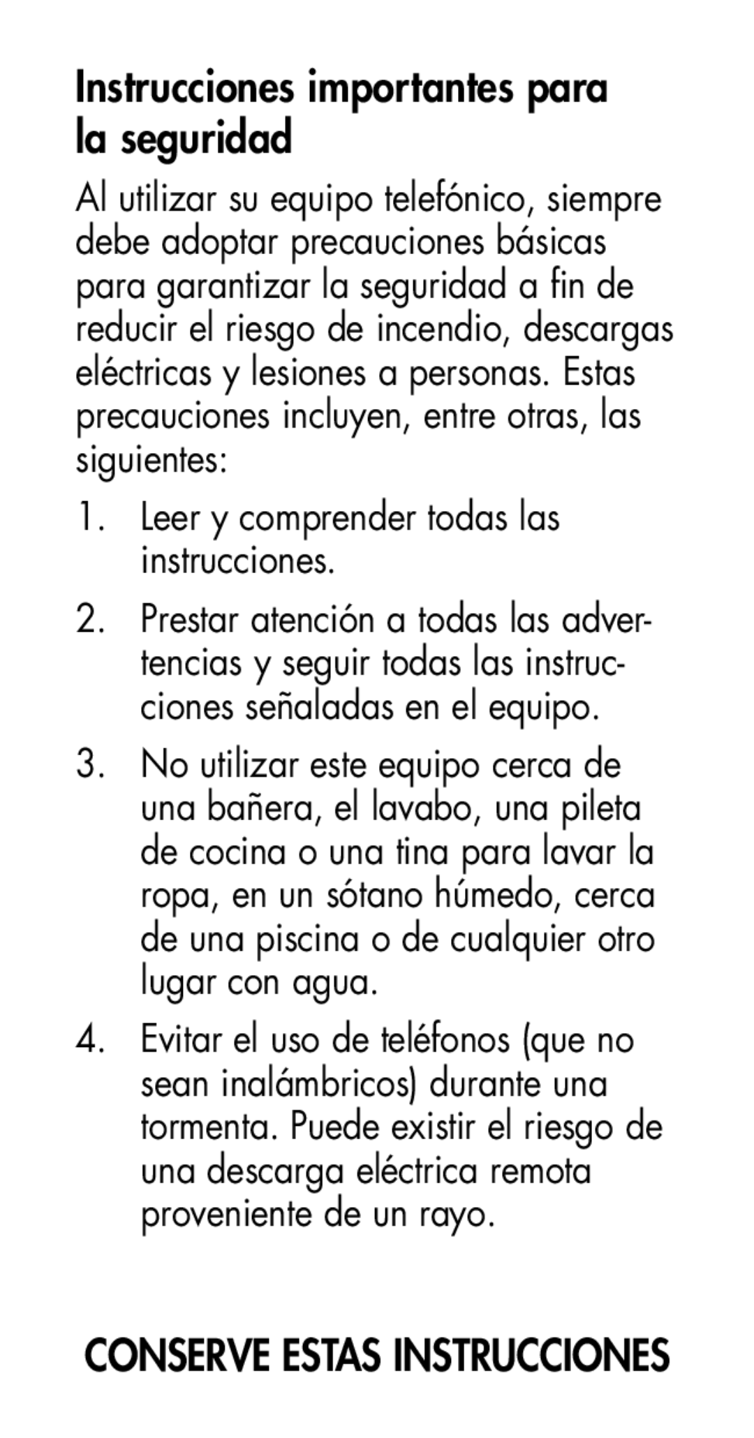 Plantronics MHA100 manual Instrucciones importantes para la seguridad, Leer y comprender todas las instrucciones 