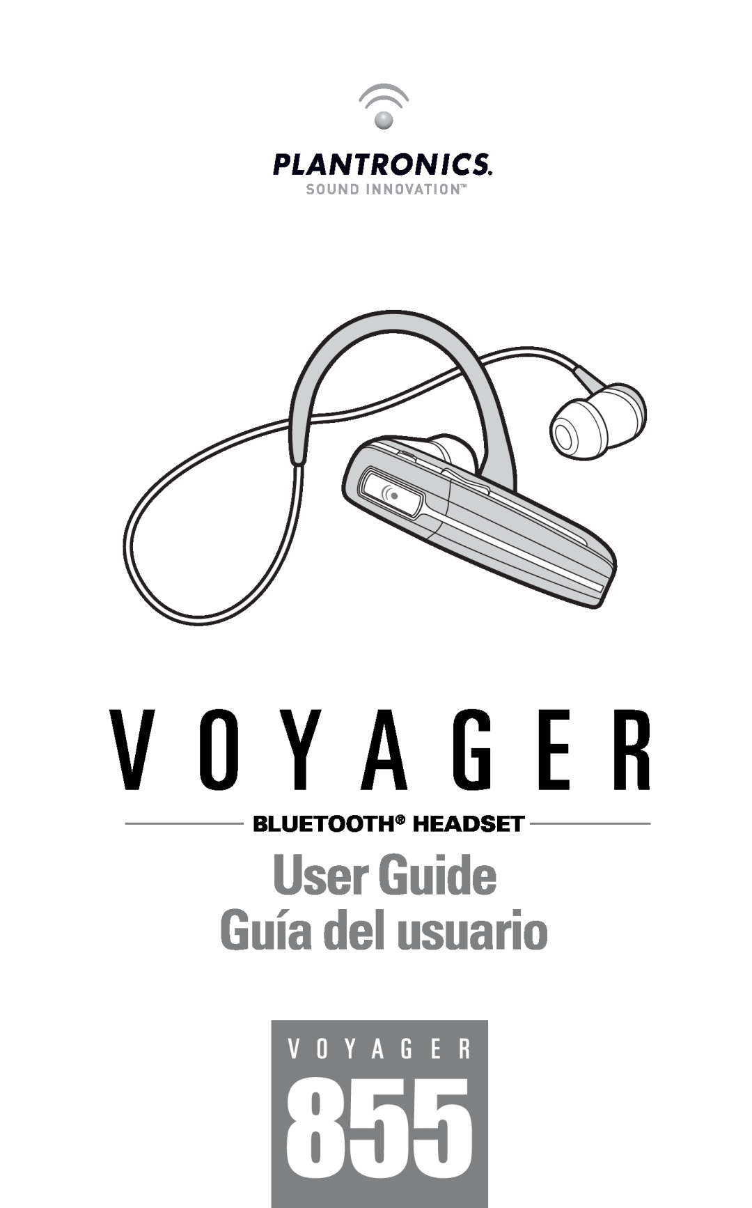Plantronics VOYAGER855 manual Bluetooth Headset, Guía del usuario 