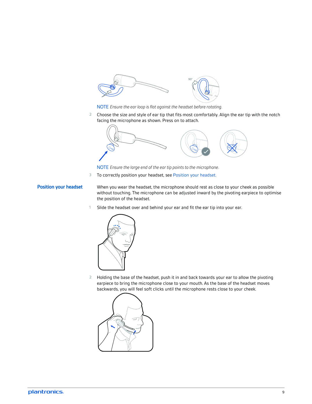 Plantronics W745A-M manual 