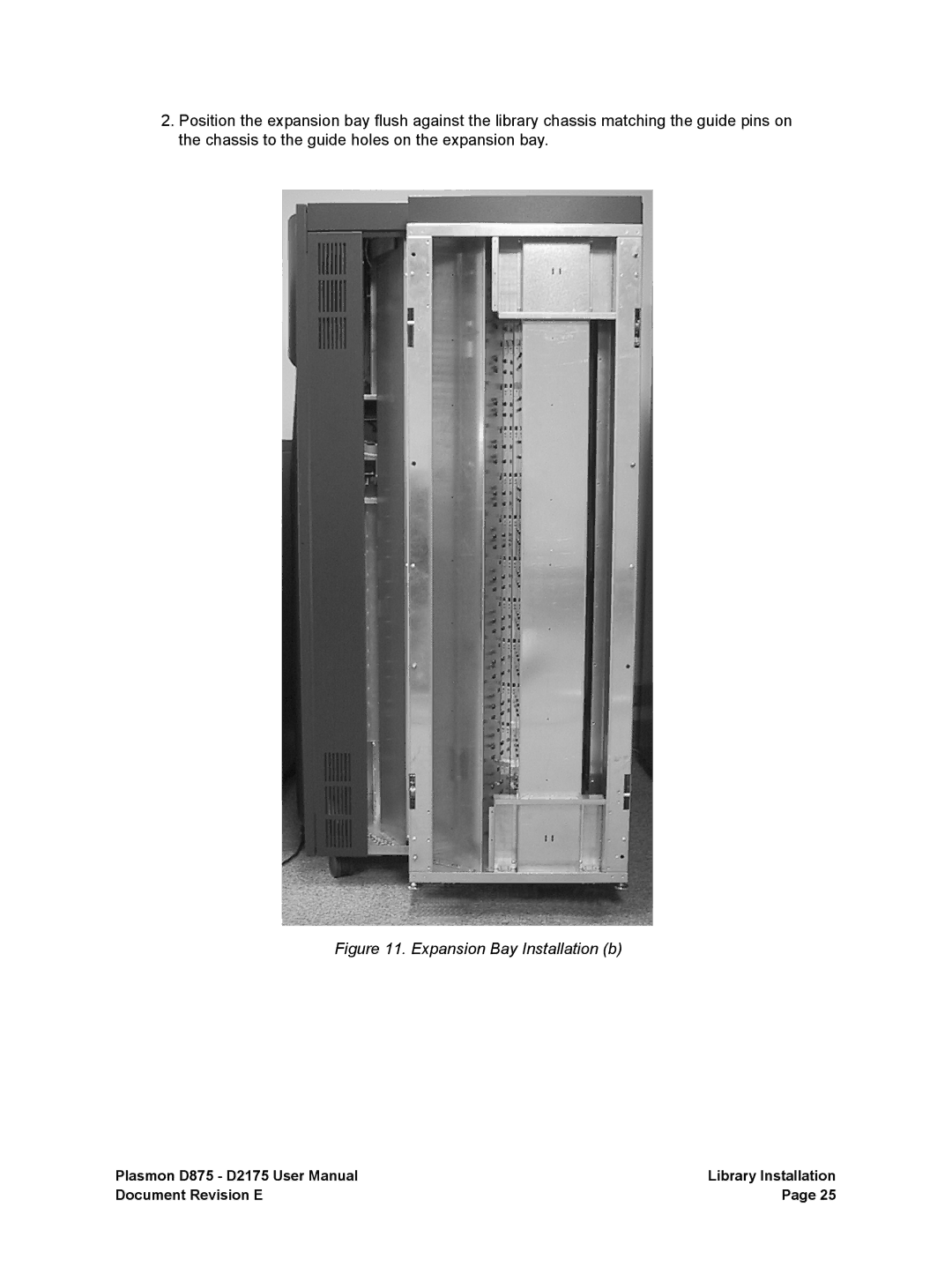 Plasmon D875, D2175 user manual Expansion Bay Installation b 