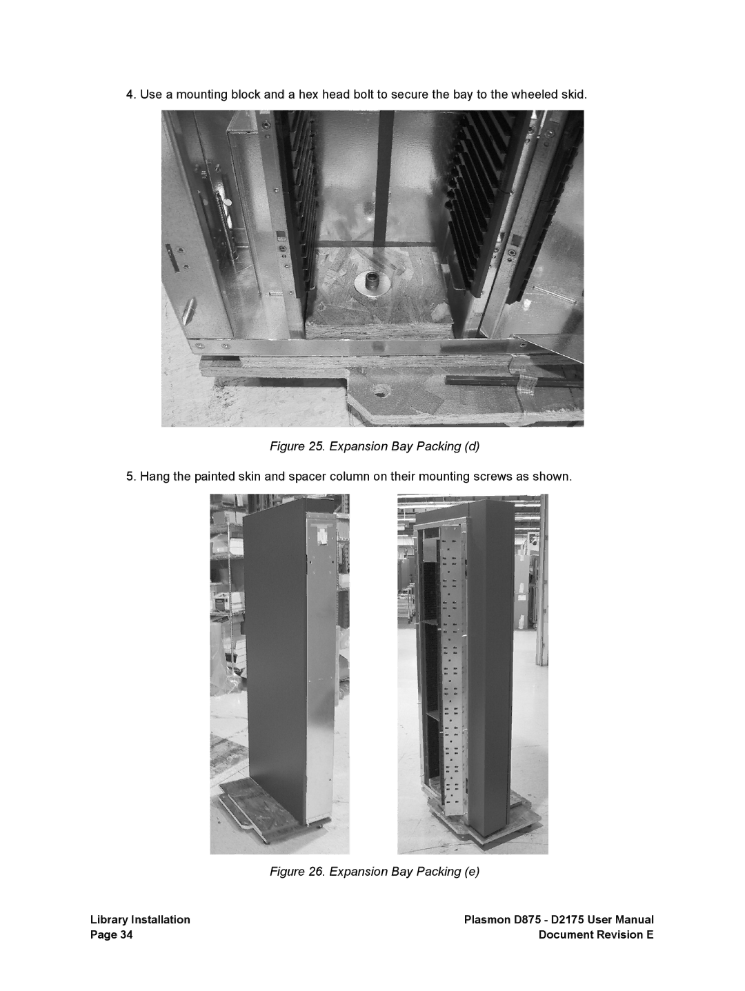 Plasmon D2175, D875 user manual Expansion Bay Packing d 