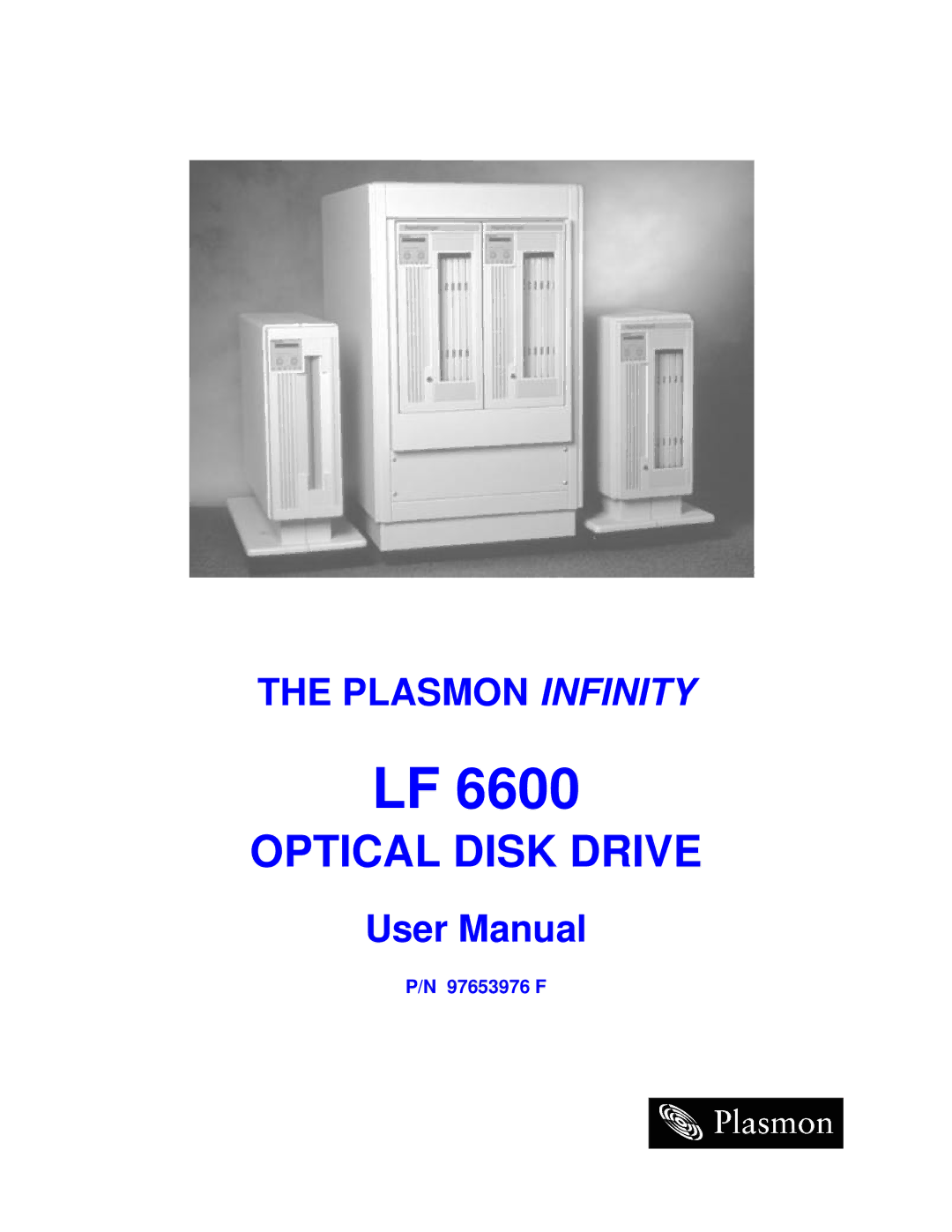 Plasmon LF6600 user manual Optical Disk Drive 