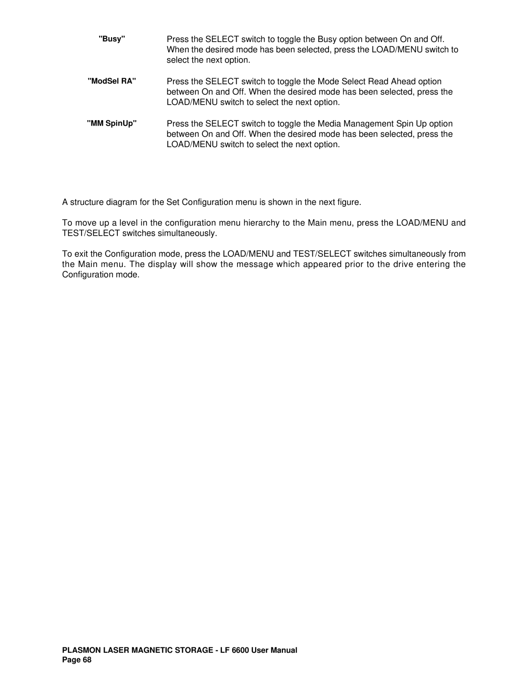 Plasmon LF6600 user manual 