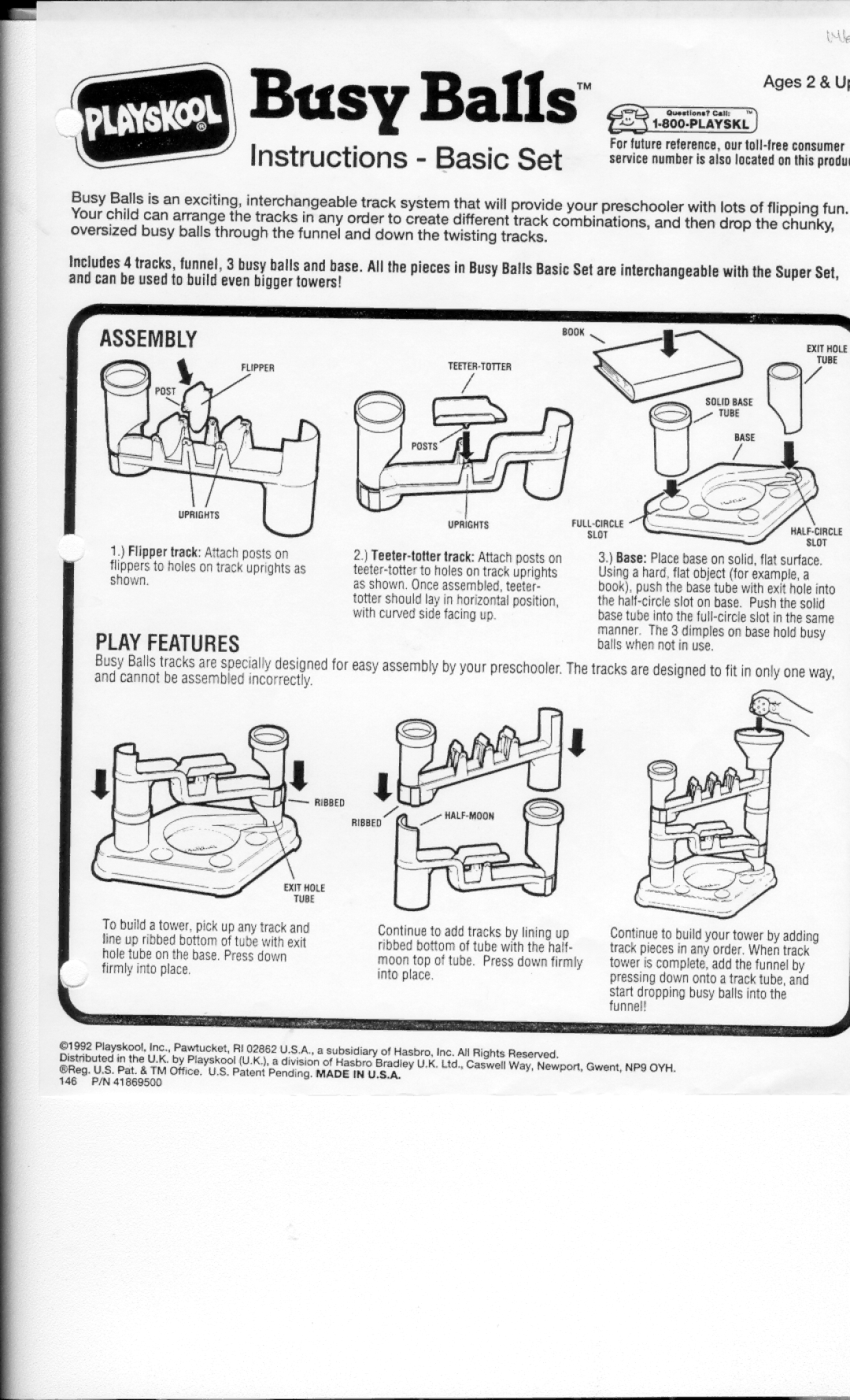 Playskool Busy Balls manual 