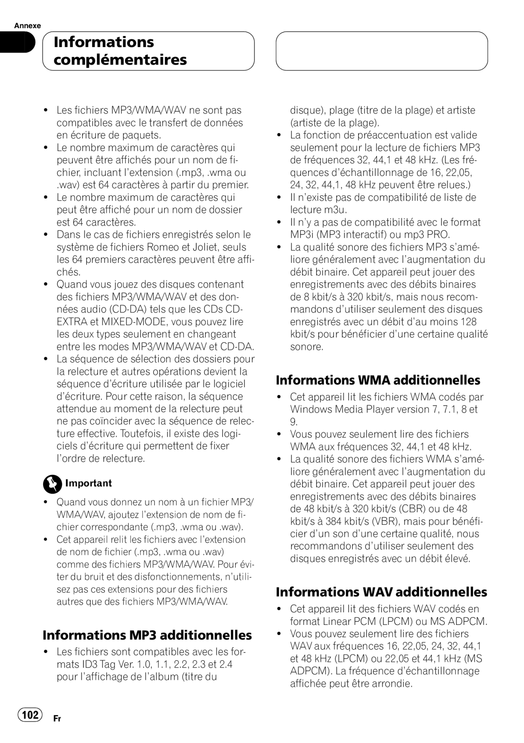 Playtex DEH-P560MP operation manual 