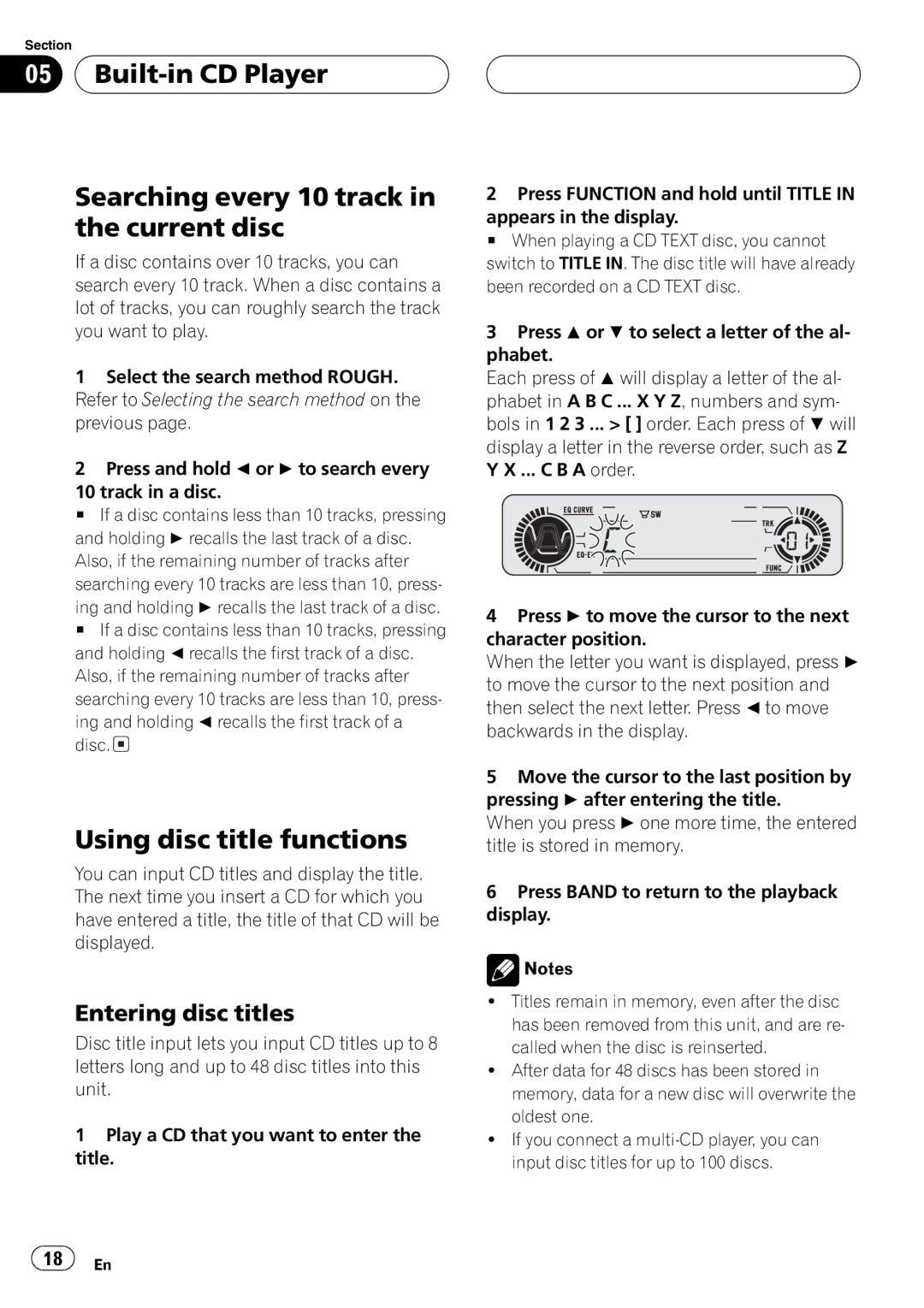 Playtex DEH-P560MP operation manual 