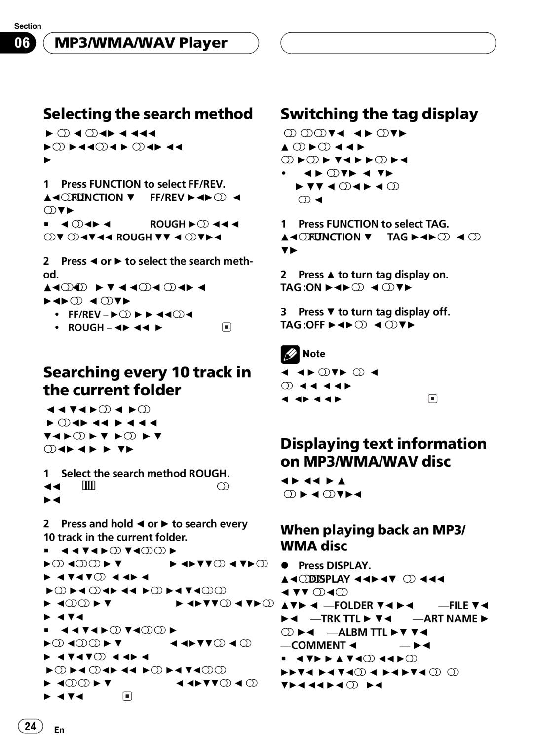 Playtex DEH-P560MP operation manual 