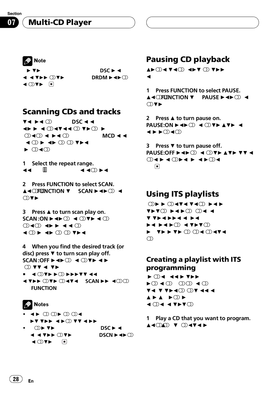 Playtex DEH-P560MP operation manual 