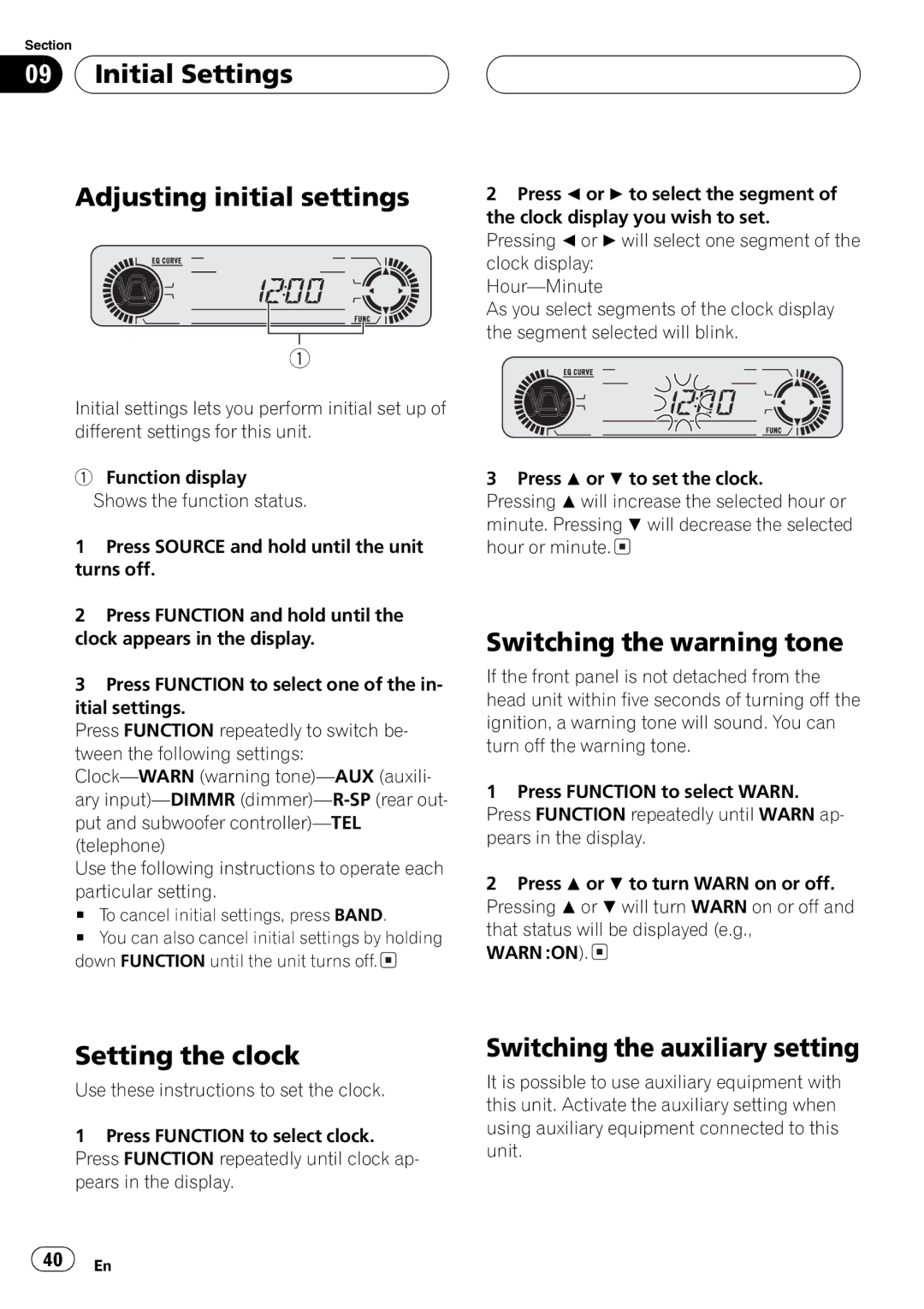 Playtex DEH-P560MP operation manual 