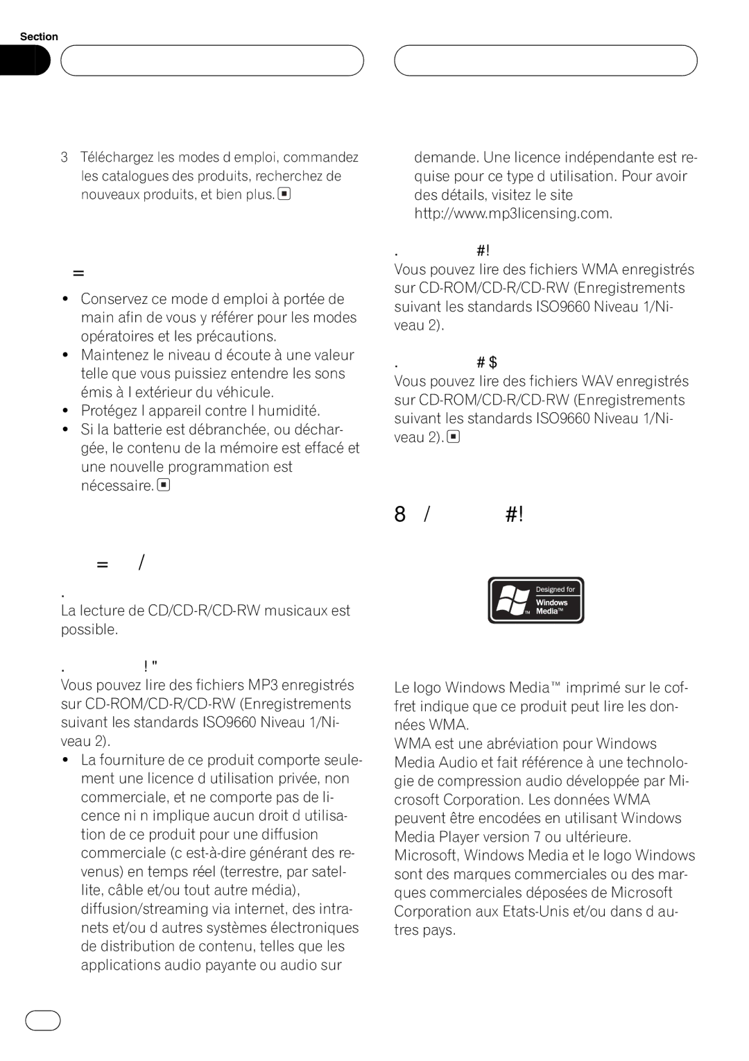 Playtex DEH-P560MP operation manual 