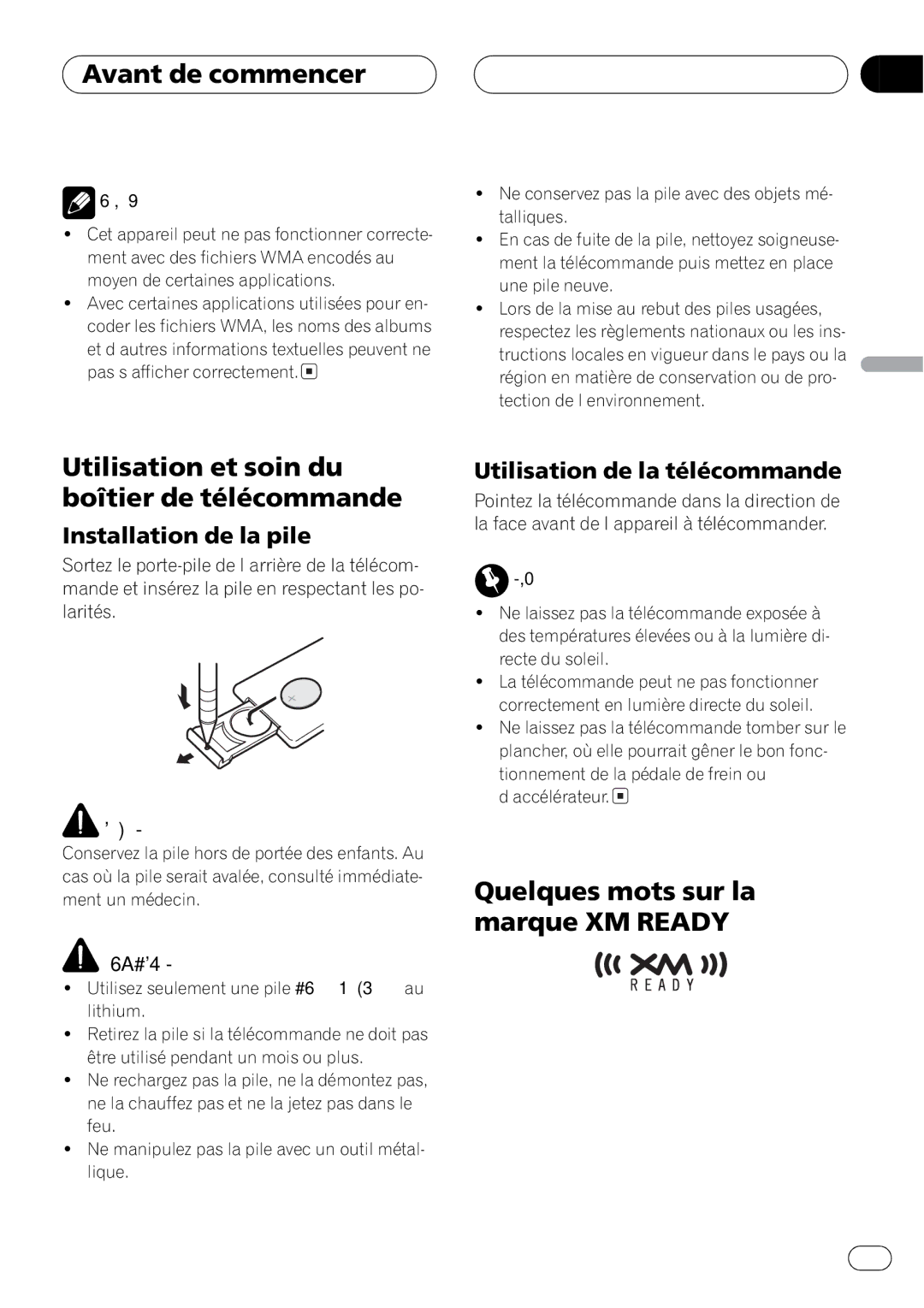 Playtex DEH-P560MP operation manual 