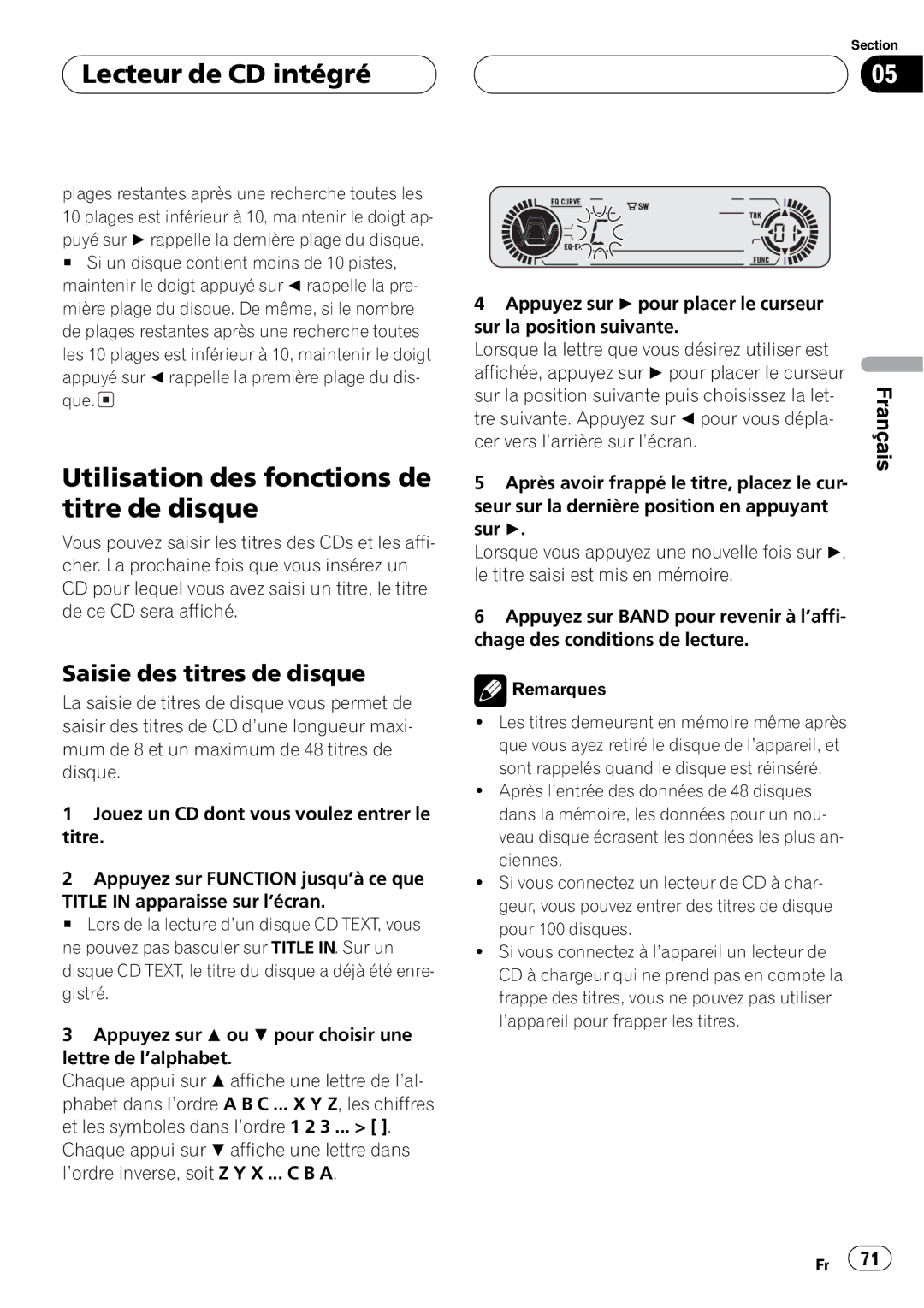 Playtex DEH-P560MP operation manual 