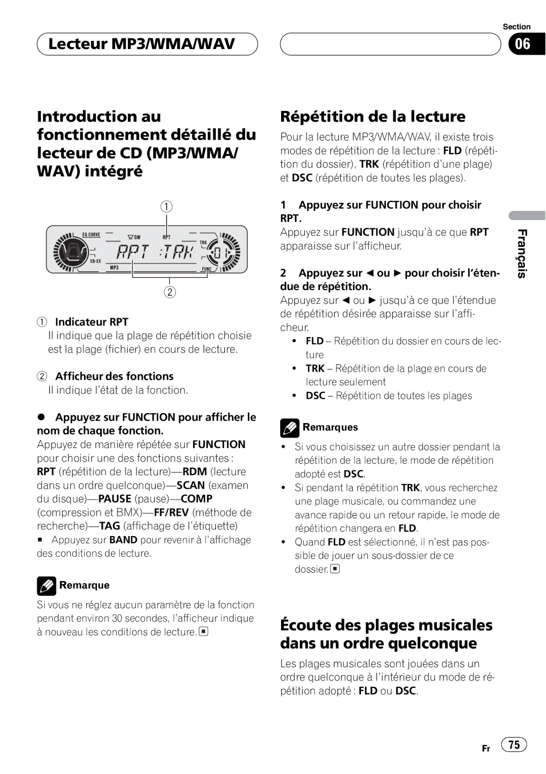 Playtex DEH-P560MP operation manual 