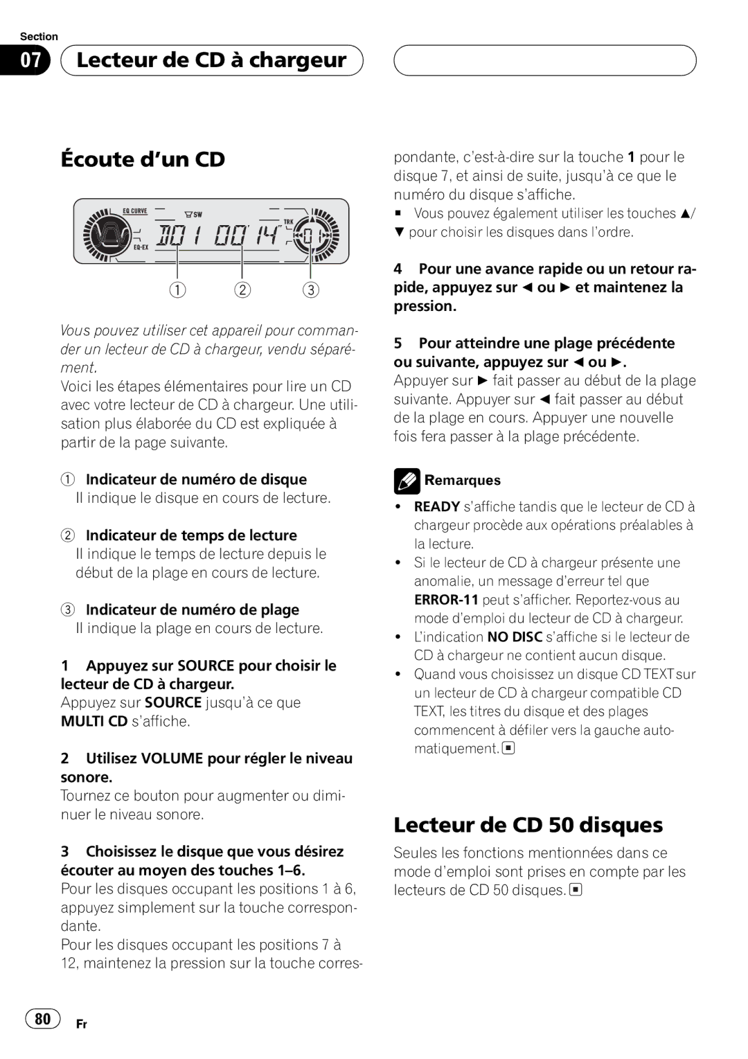 Playtex DEH-P560MP operation manual 