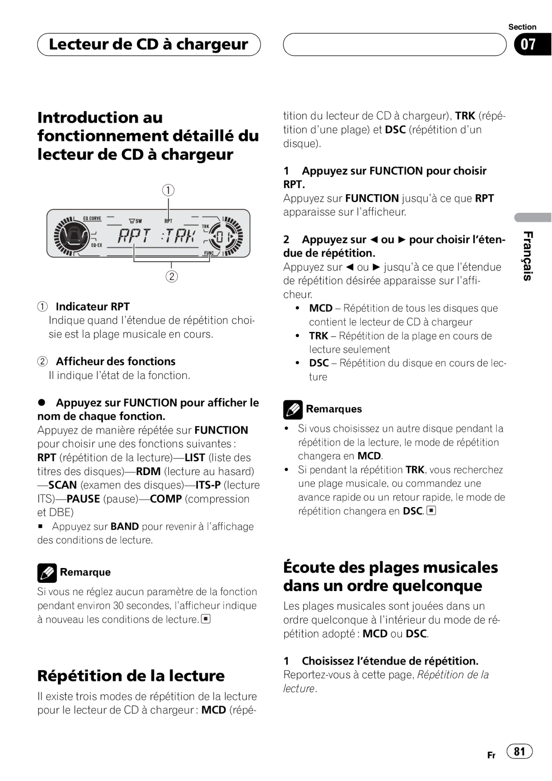 Playtex DEH-P560MP operation manual 