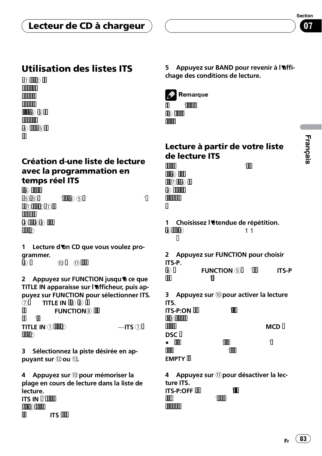 Playtex DEH-P560MP operation manual 