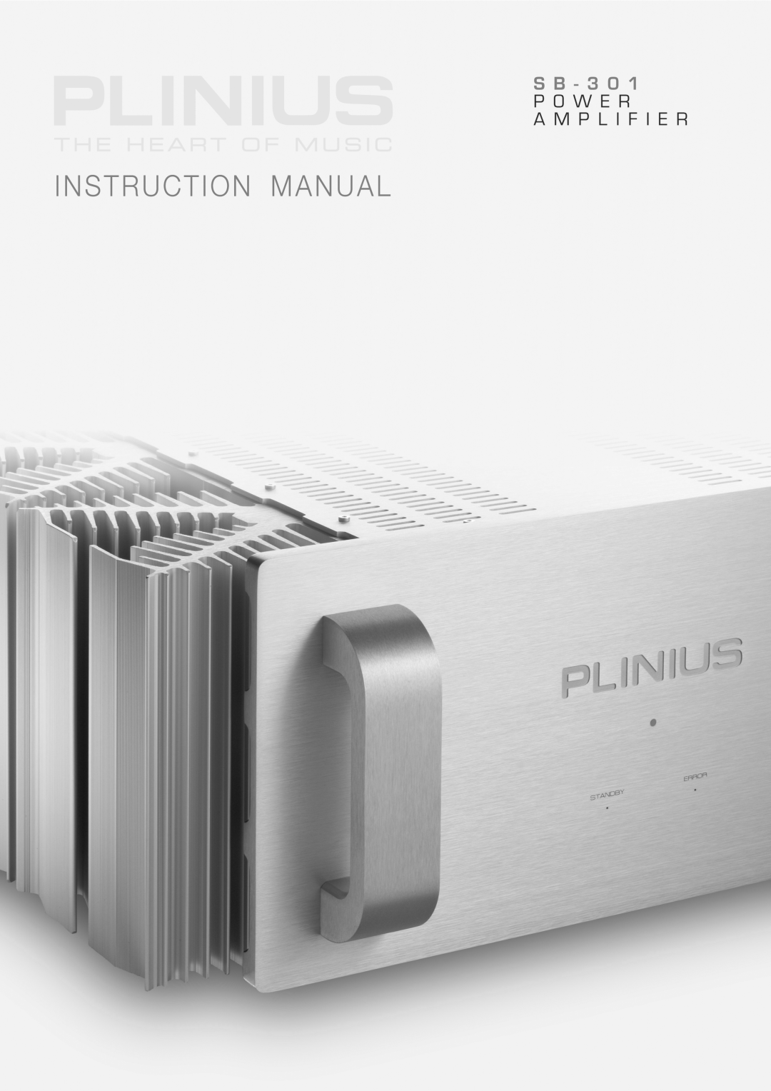 Plinius Audio SB-301 manual 