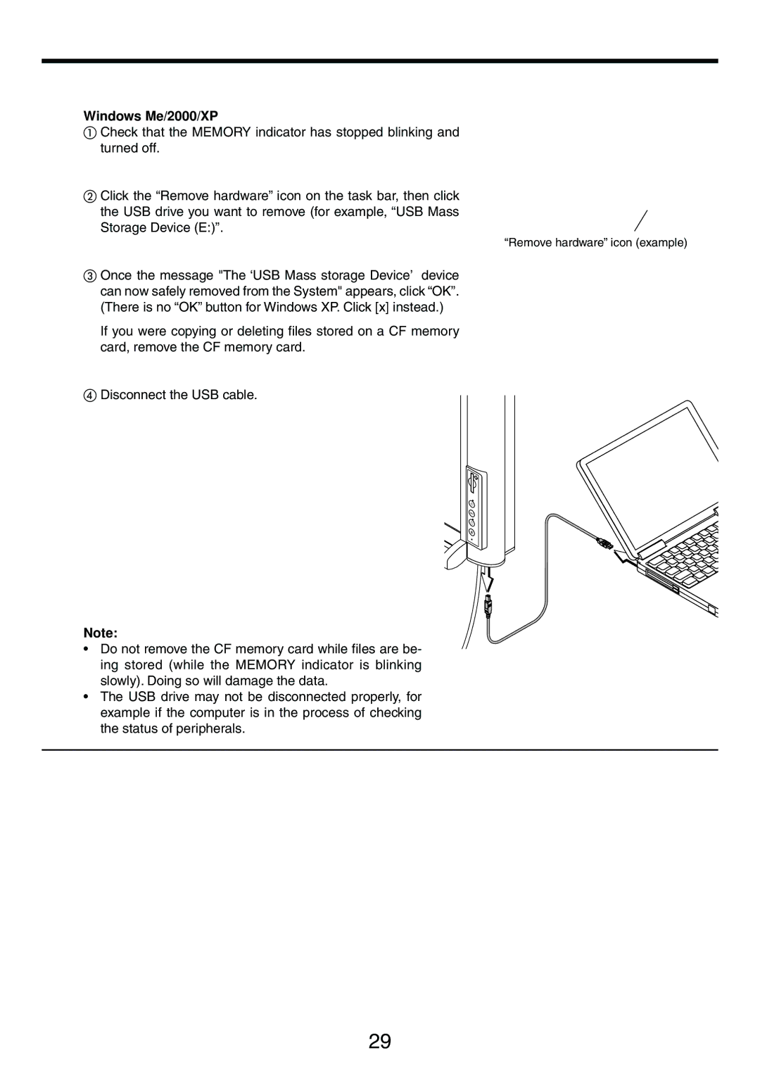 PLUS Vision M-5 user manual Windows Me/2000/XP 