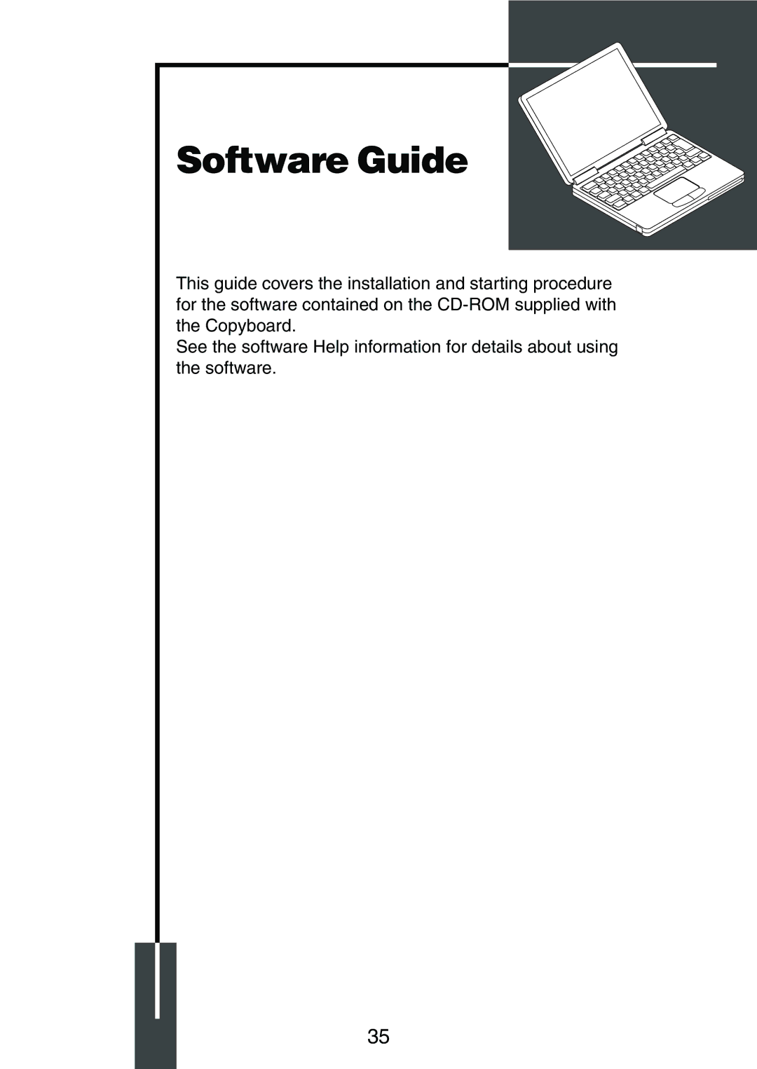 PLUS Vision M-5 user manual Software Guide 