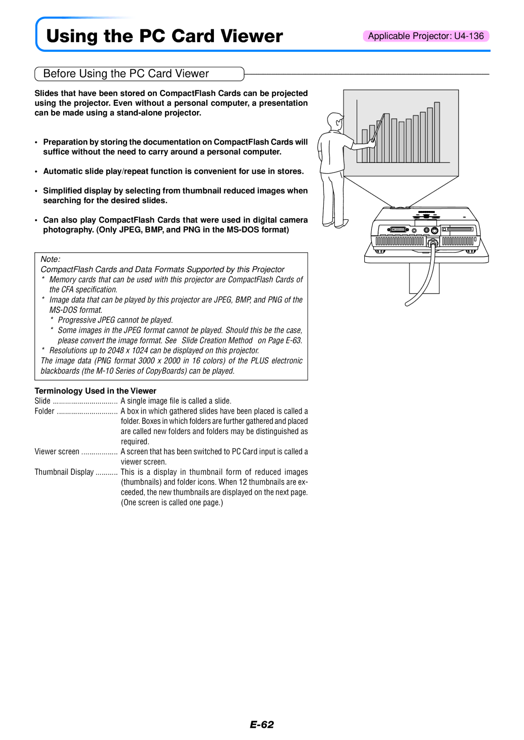 PLUS Vision U4-136, U4-111, U4-112 user manual Before Using the PC Card Viewer, Terminology Used in the Viewer 