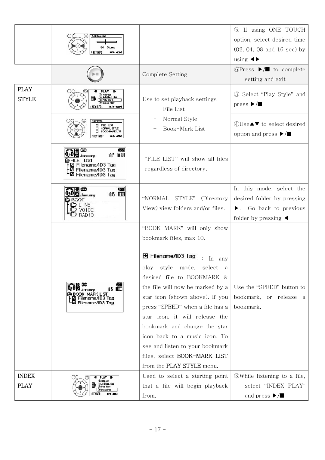 PoGo Products AM/FM Radio Recorder/Voice Recorder/MP3, WMA Player This manual Play Style, Index Play 