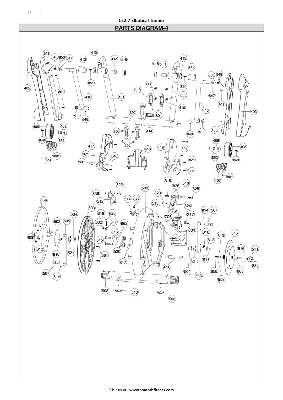 Polar CE2.7 user manual Parts DIAGRAM-4 