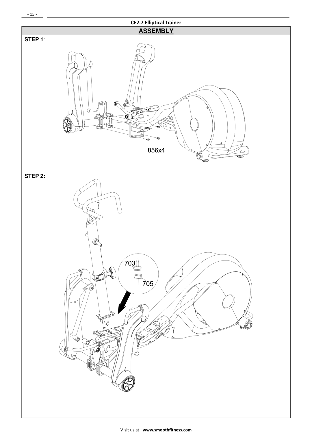 Polar CE2.7 user manual Assembly 