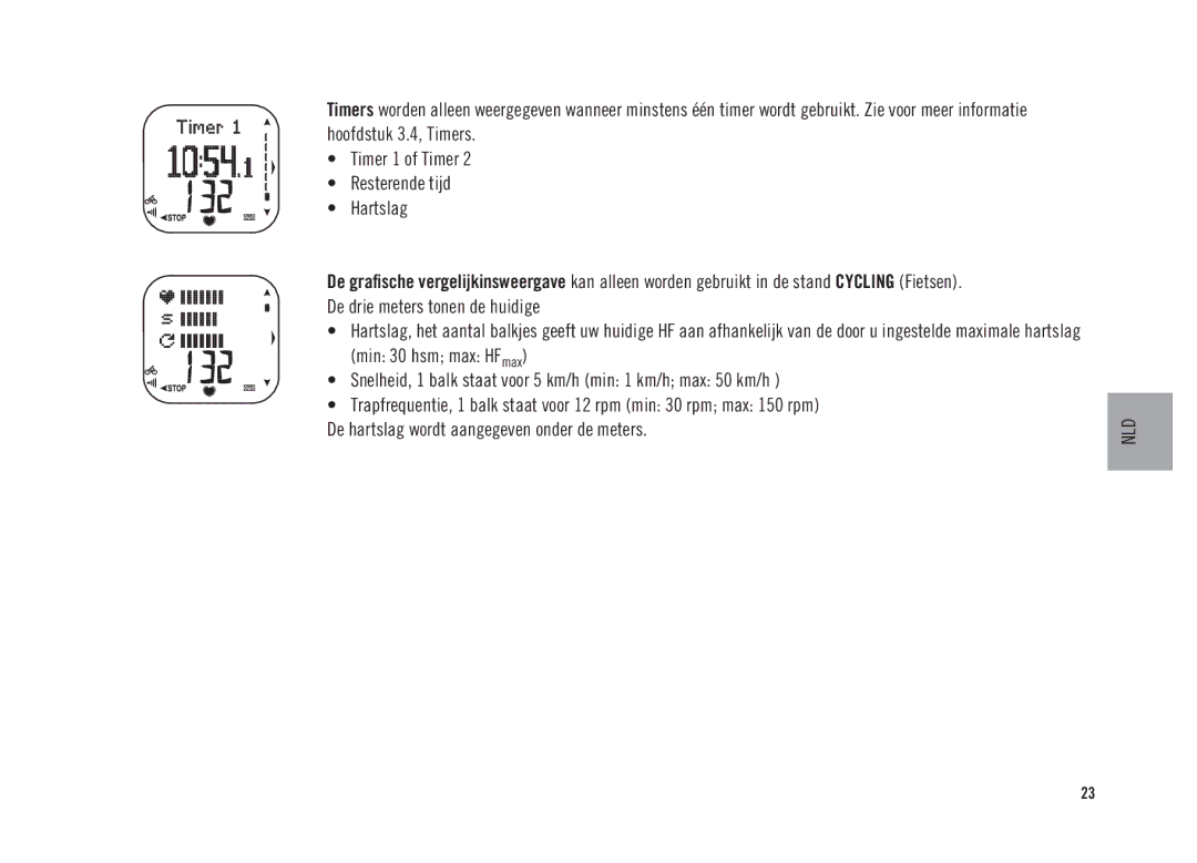 Polar CS300 user manual Nld 