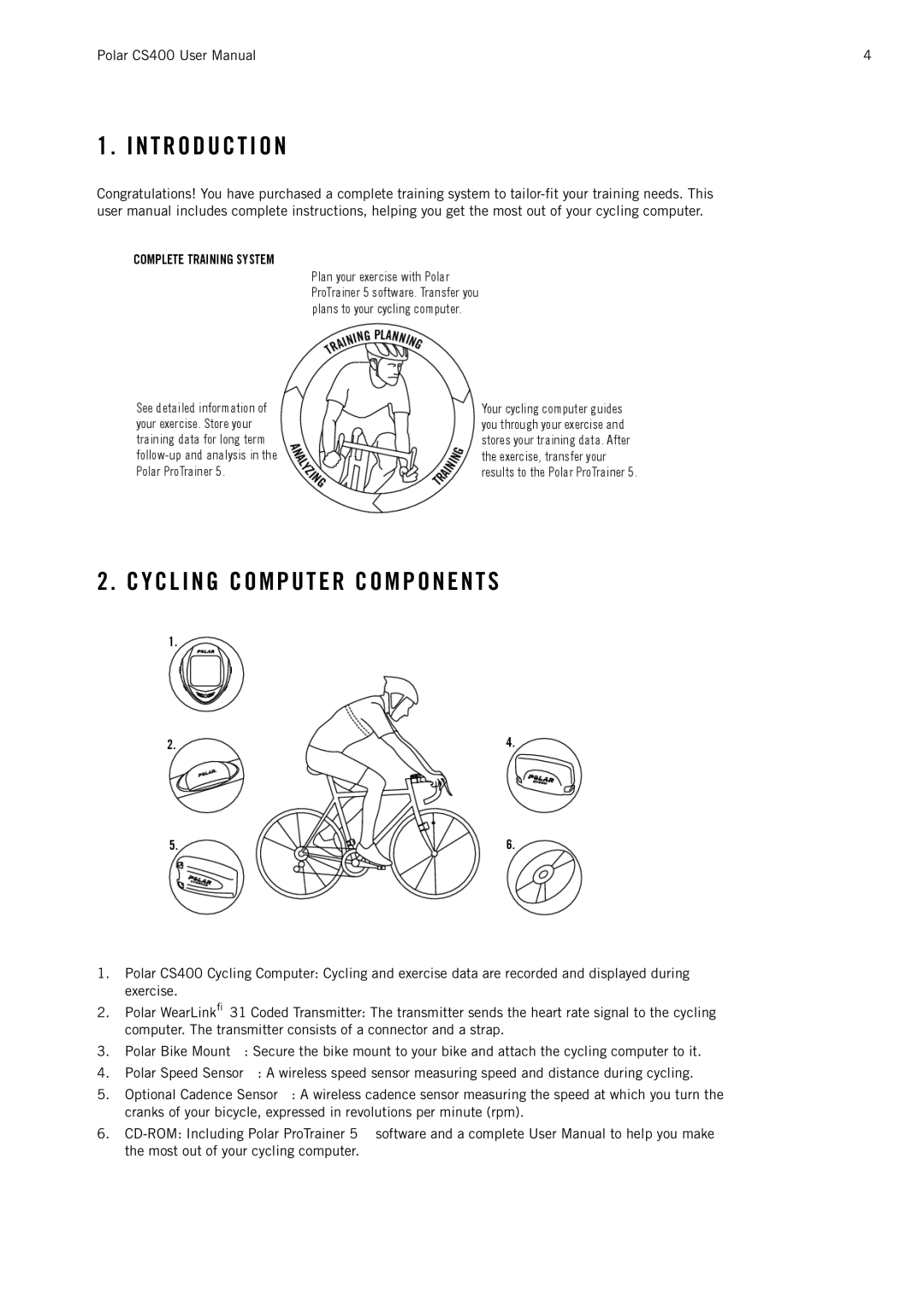 Polar CS400 user manual 