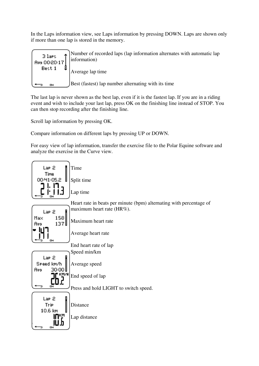 Polar CS600X user manual 