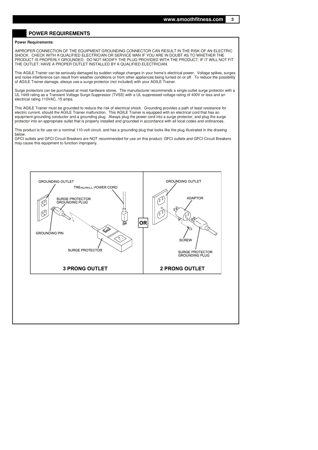 Polar DMT X2 user manual Power Requirements 