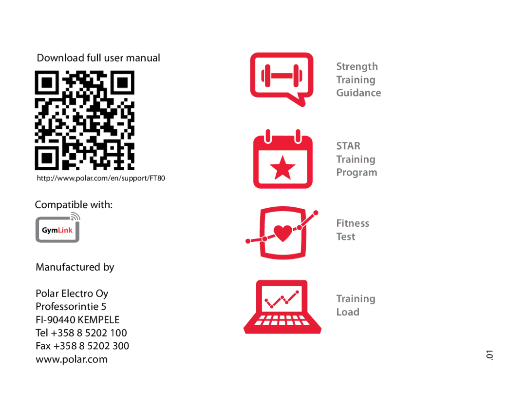 Polar FT80 manual Star 
