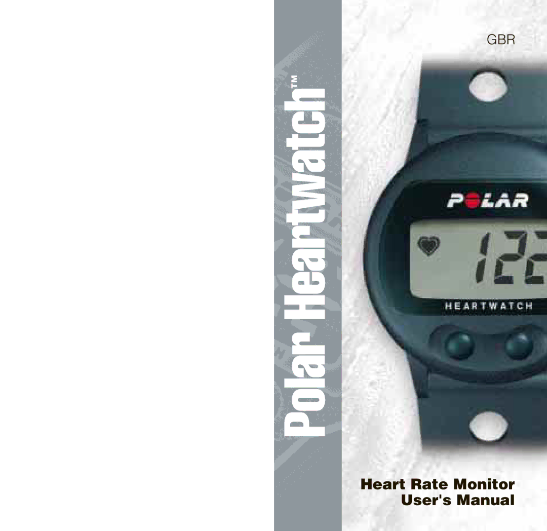 Polar HEARTWATCH user manual Gbr 