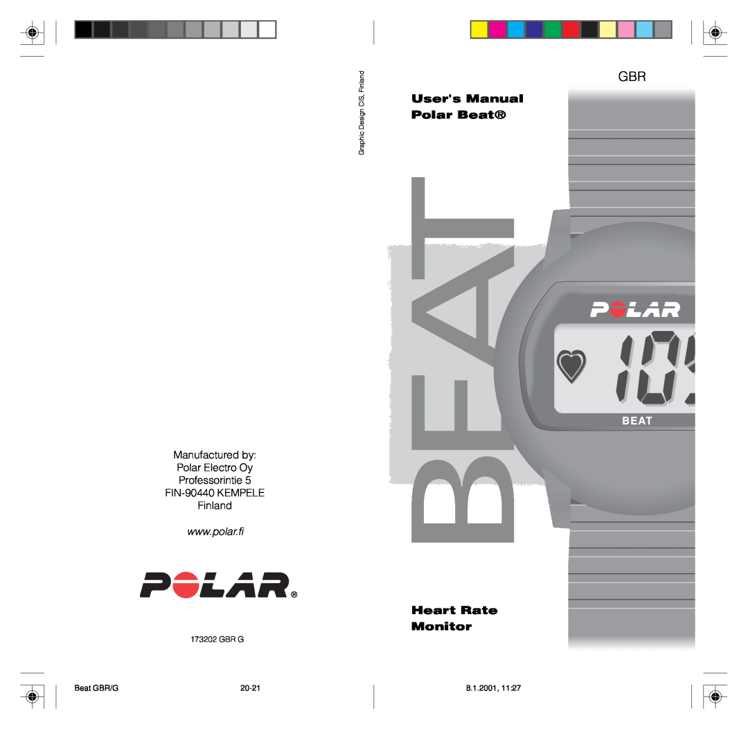 Polar None warranty Polar Beat, Heart Rate Monitor, Finland, DesignGraphic 