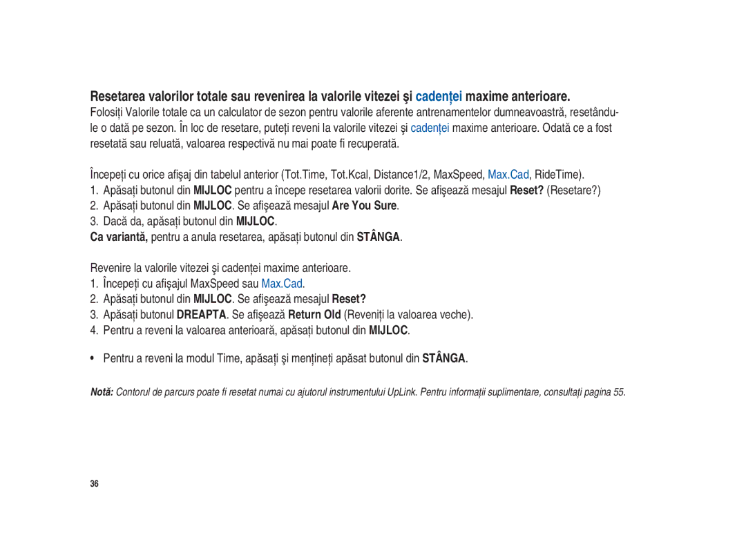 Polar Polar CS200cad user manual 