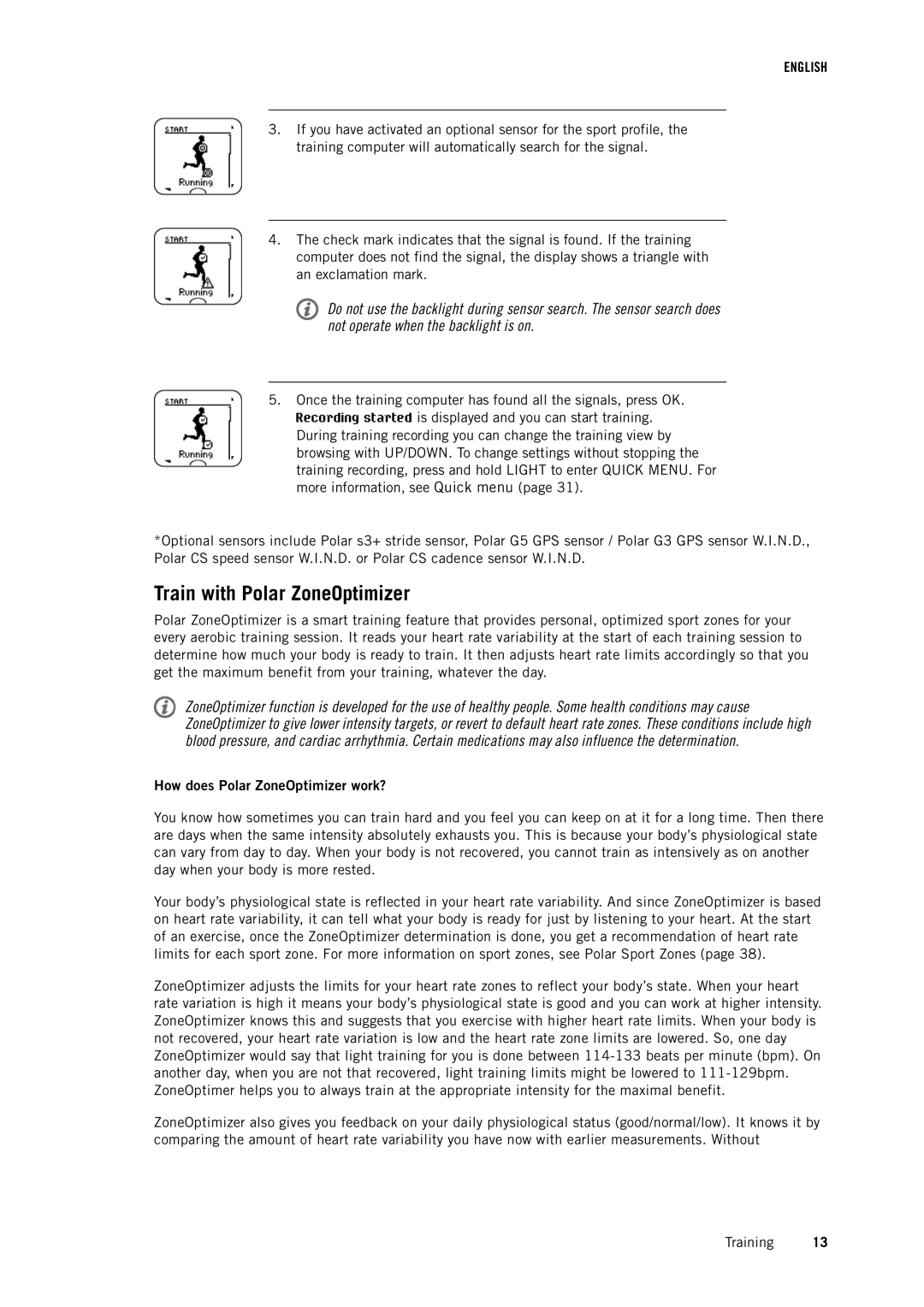 Polar RCX3 user manual Train with Polar ZoneOptimizer, How does Polar ZoneOptimizer work? 