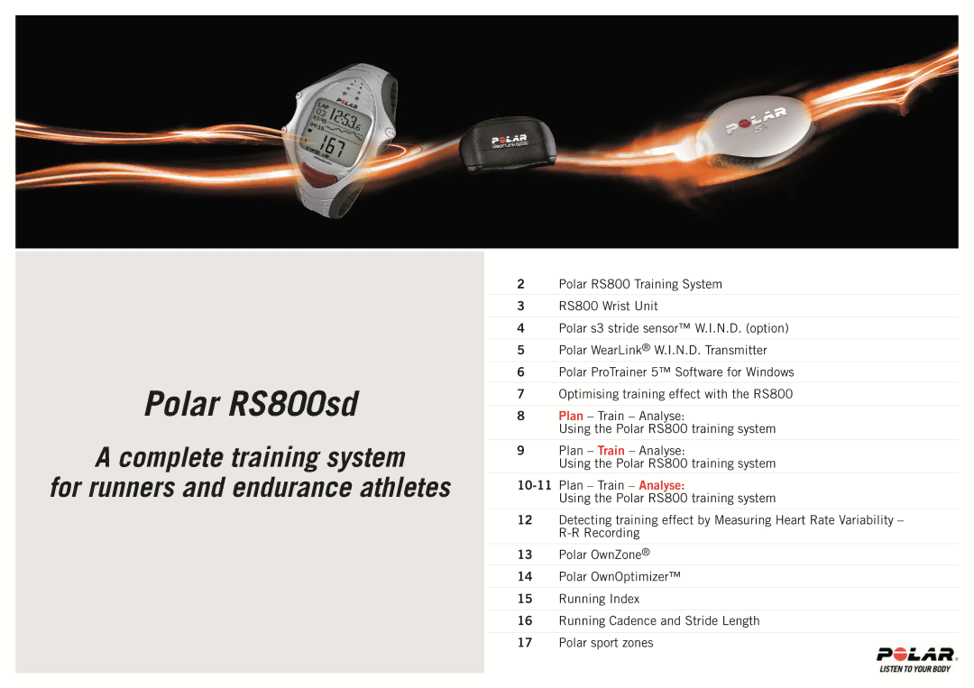 Polar RS 800 SD manual Polar RS800sd 