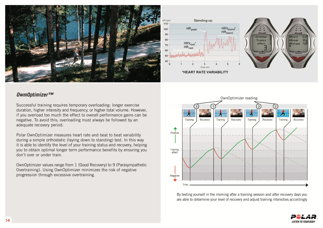 Polar RS 800 SD manual OwmOptimizer 