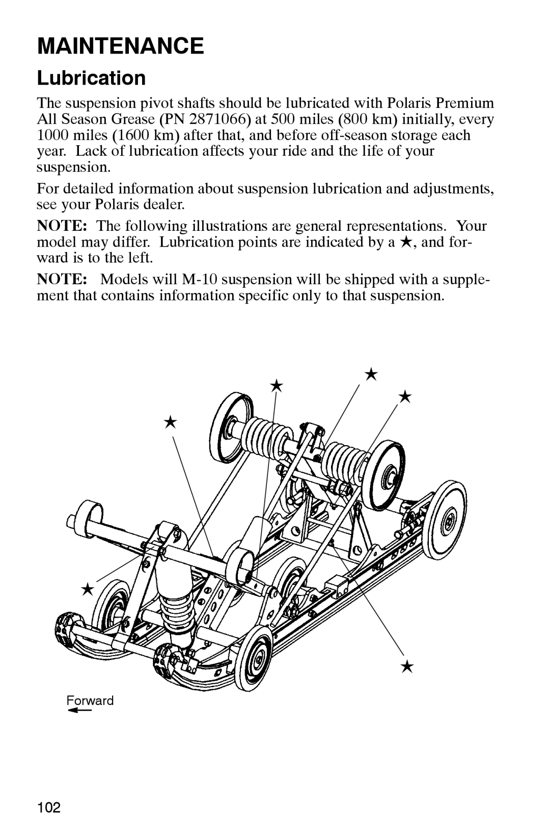 Polaris 2002 manual 102 