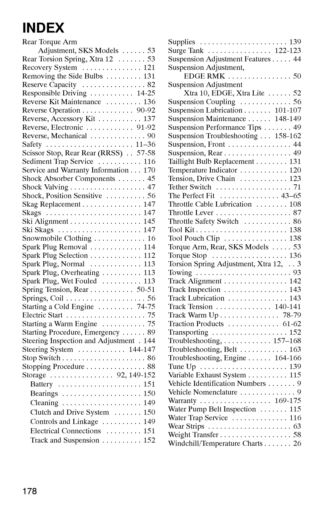 Polaris 2002 manual 178 