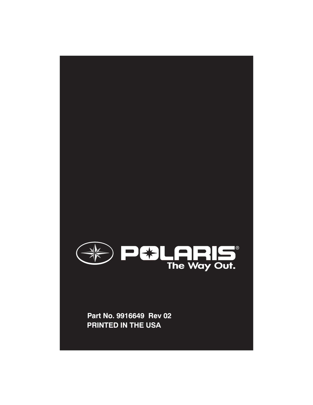 Polaris 2002 manual 