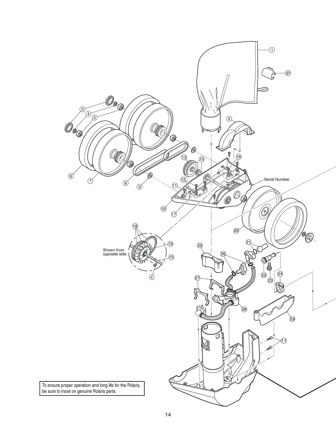 Polaris 380 owner manual Serial Number 