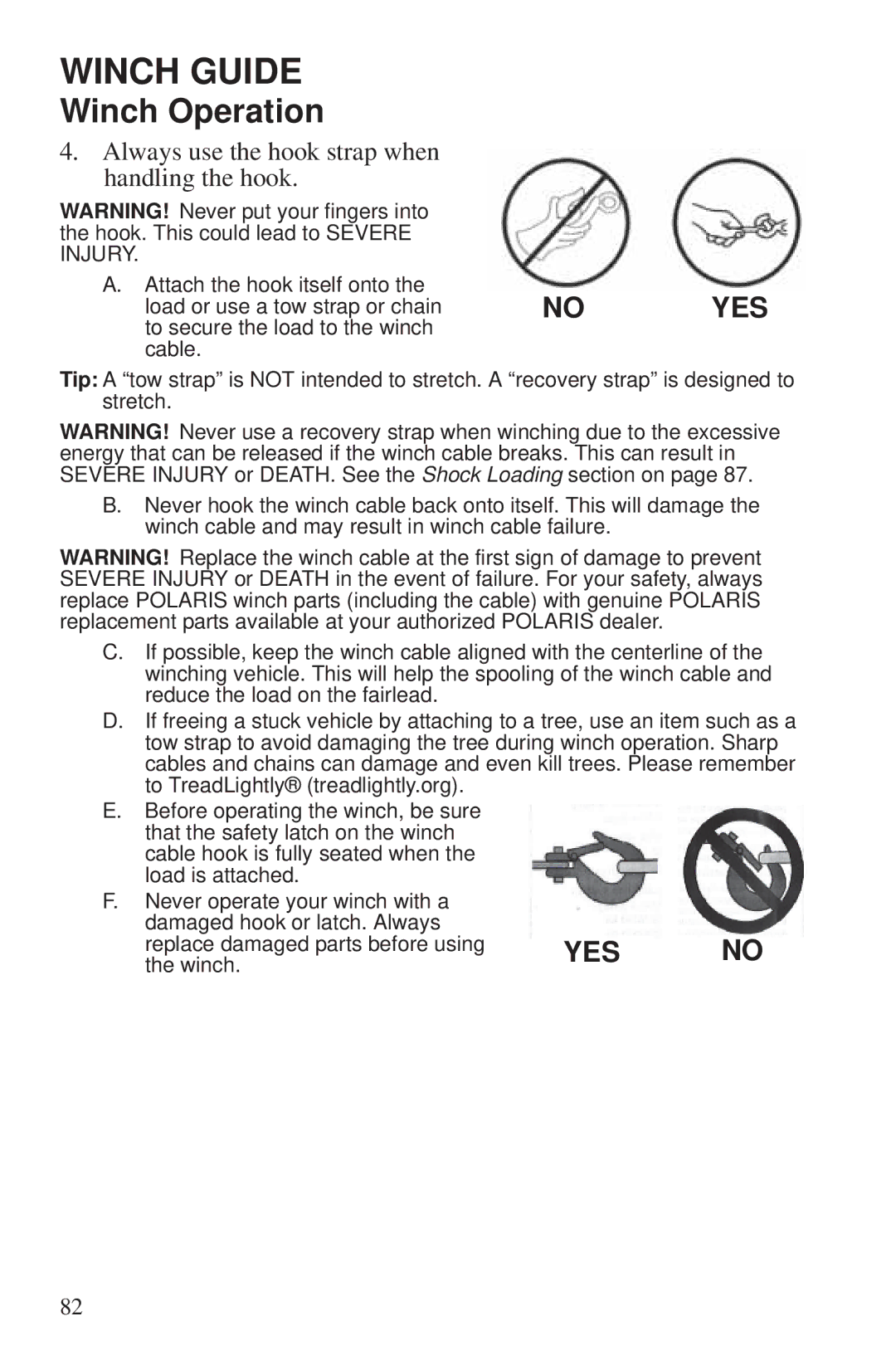 Polaris 550 EPS owner manual YES no 