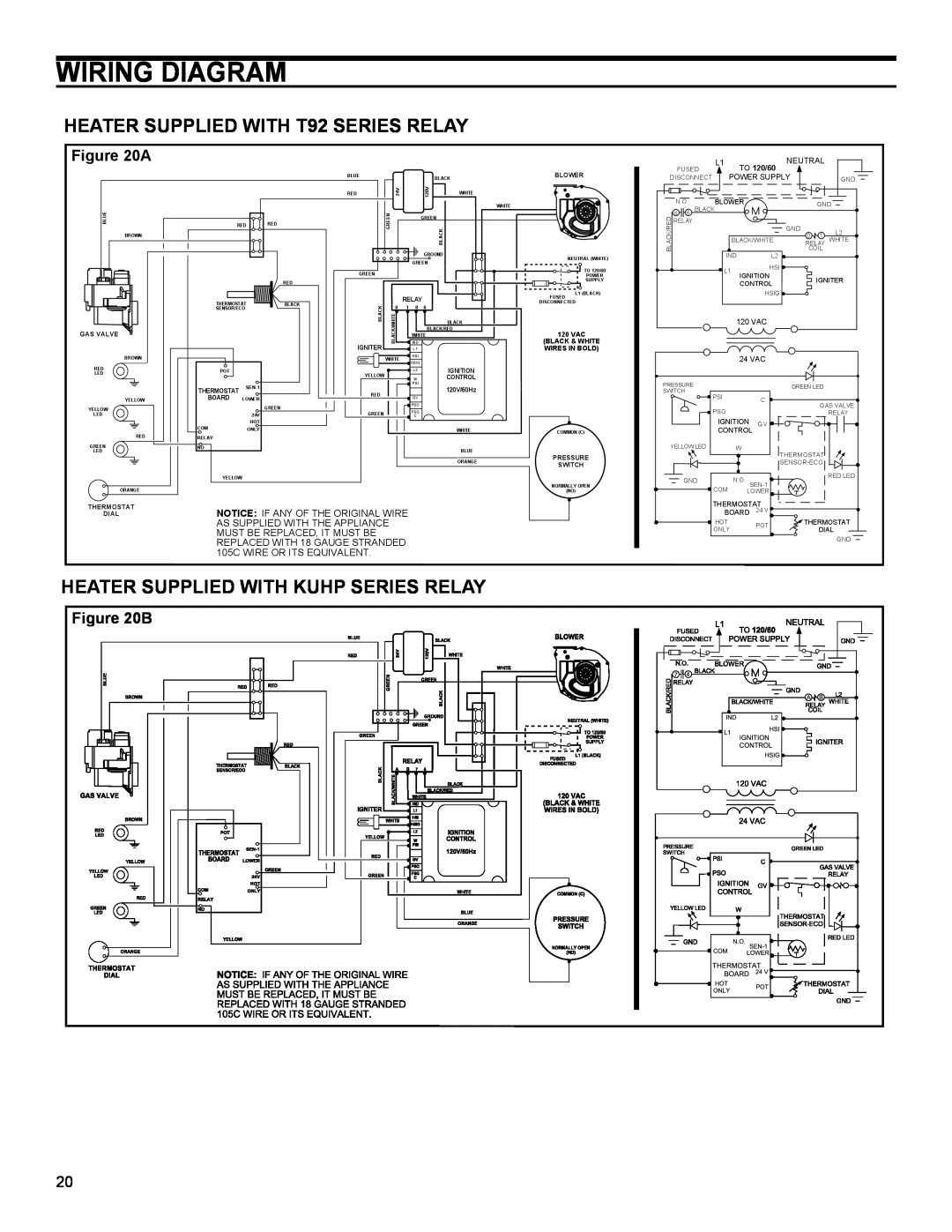 Polaris PC 150-50 2NV Wiring Diagram, HEATER SUPPLIED WITH T92 SERIES RELAY, Heater Supplied With Kuhp Series Relay 