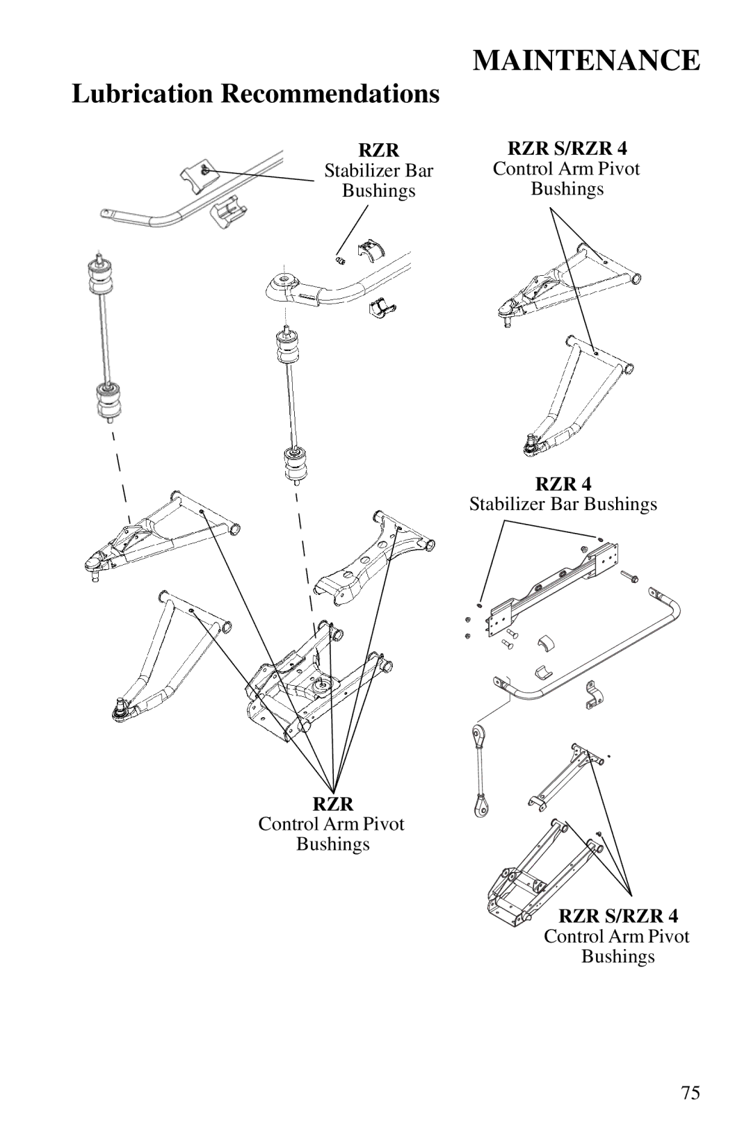 Polaris PMS 419 owner manual Rzr 