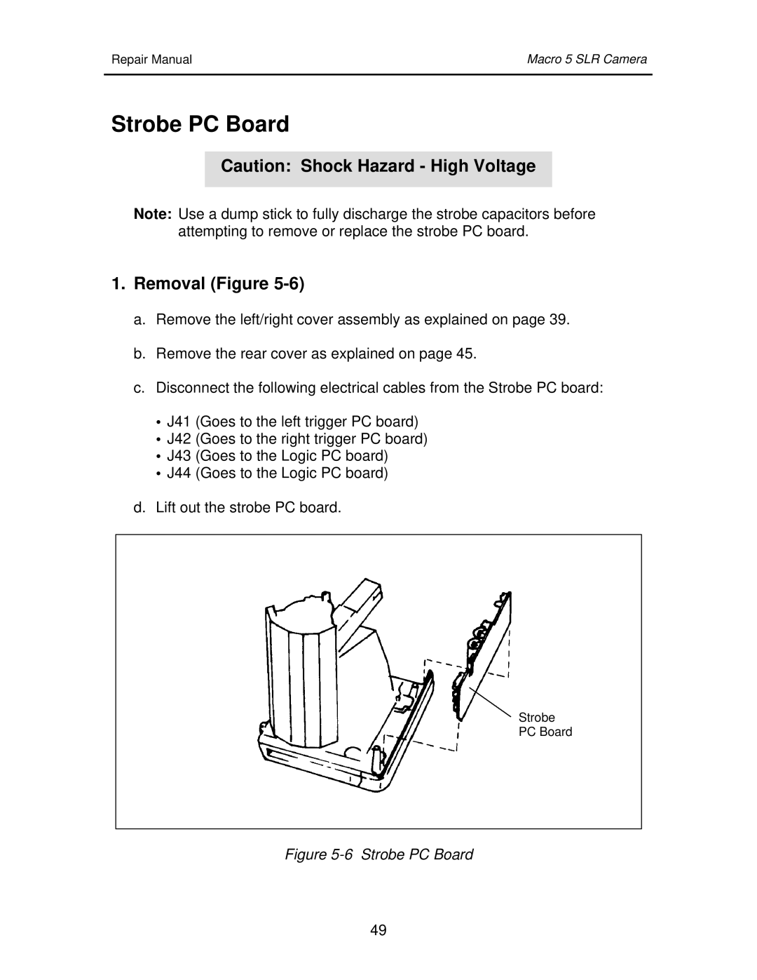 Polaroid 111523 manual Strobe PC Board 