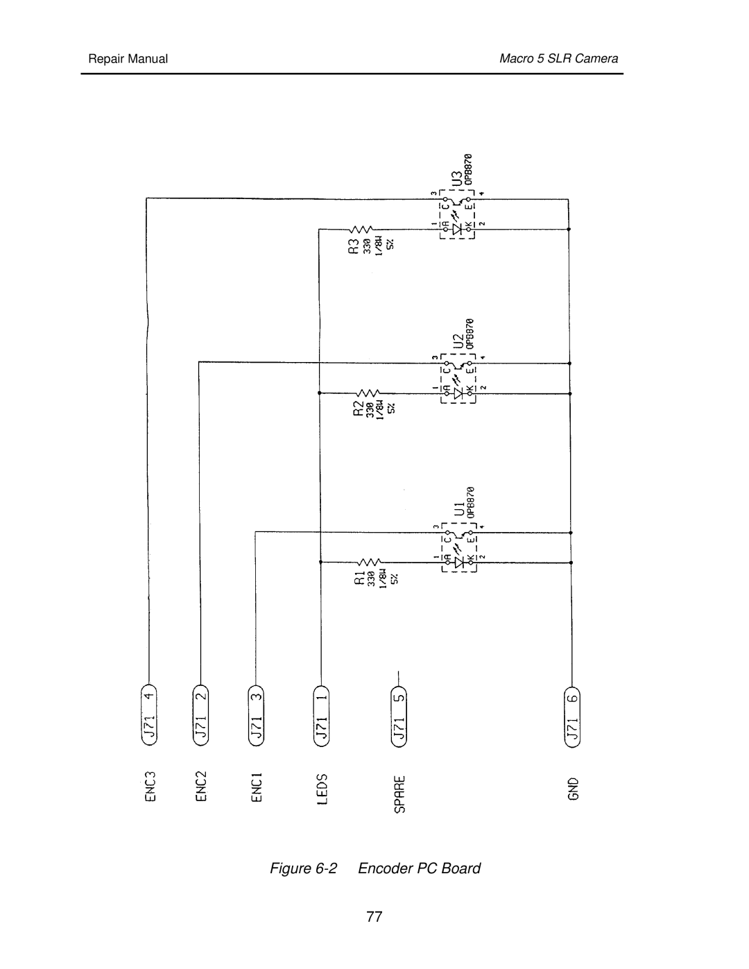 Polaroid 111523 manual Encoder PC Board 