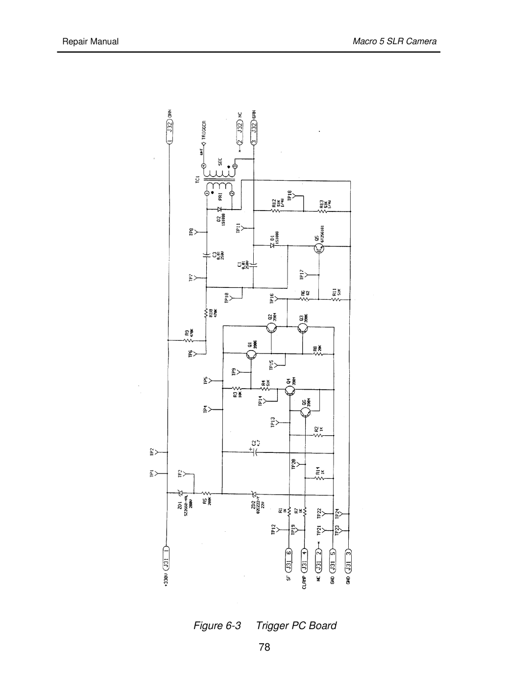 Polaroid 111523 manual Trigger PC Board 