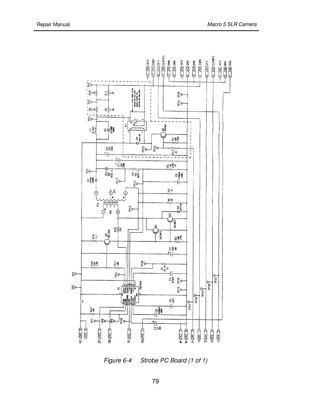 Polaroid 111523 manual Strobe PC Board 1 