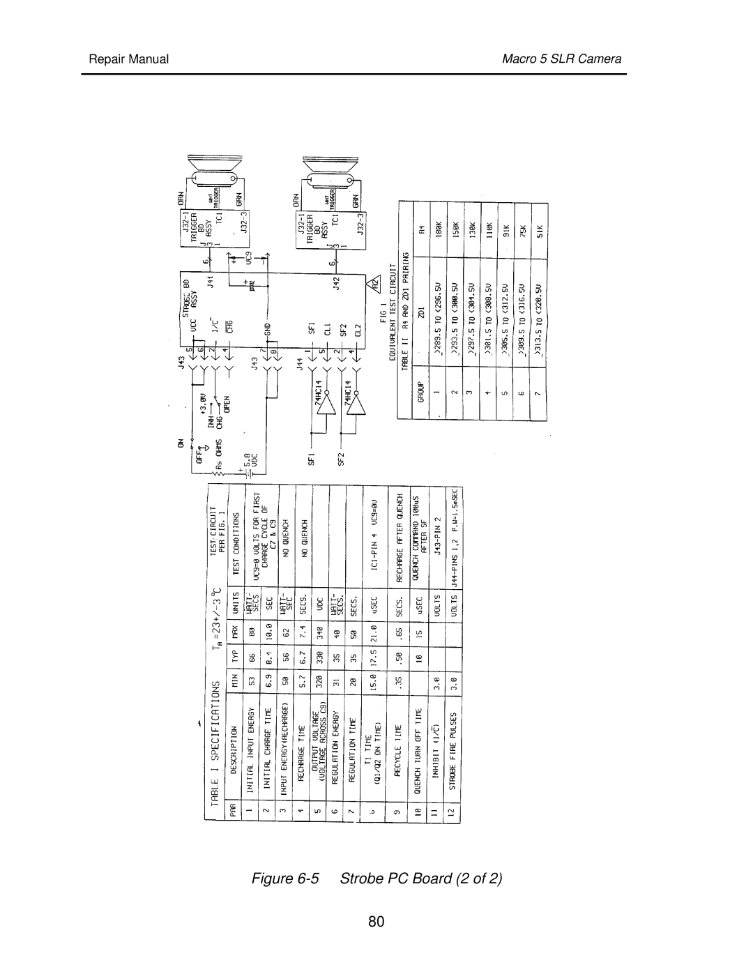 Polaroid 111523 manual Strobe PC Board 2 